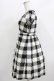 画像2: Emily Temple cute / Emilyギンガムパフスリーブワンピース M ブラック H-26-03-27-025-ET-OP-KB-ZH (2)