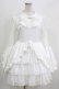 画像1: ATELIER PIERROT / Frilly Ribbon Belle Dress  ホワイト H-26-03-27-003-EL-OP-KB-ZH (1)
