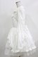 画像2: ATELIER PIERROT / Frilly Ribbon Belle Dress  ホワイト H-26-03-27-003-EL-OP-KB-ZH (2)