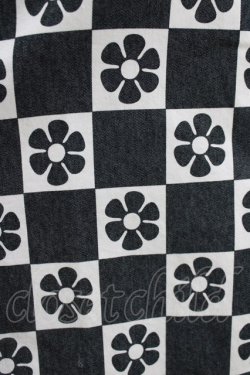 画像4: Candy Stripper / FLOWER CHECKEDワンピース  ブラック H-26-03-27-027-PU-OP-KB-ZH