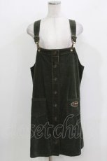 画像1: Candy Stripper / CND CORDUROY JUMPER SKIRT 2 カーキ H-26-03-27-028-PU-OP-KB-ZH (1)
