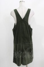 画像3: Candy Stripper / CND CORDUROY JUMPER SKIRT 2 カーキ H-26-03-27-028-PU-OP-KB-ZH (3)