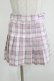 画像1: TRAVAS TOKYO / Check pleated skirt  ラベンダーピンク H-26-03-27-029-PU-SK-KB-ZH (1)