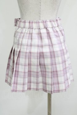 画像3: TRAVAS TOKYO / Check pleated skirt  ラベンダーピンク H-26-03-27-029-PU-SK-KB-ZH