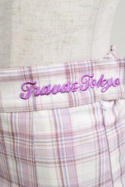 画像4: TRAVAS TOKYO / Check pleated skirt  ラベンダーピンク H-26-03-27-029-PU-SK-KB-ZH