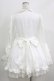画像3: ATELIER PIERROT / Frilly Ribbon Belle Dress  ホワイト H-26-03-27-003-EL-OP-KB-ZH (3)