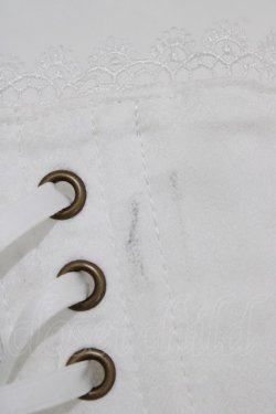 画像5: ATELIER PIERROT / フリルレースショートコルセット 1 ホワイト H-26-03-27-030-EL-ZA-KB-ZH