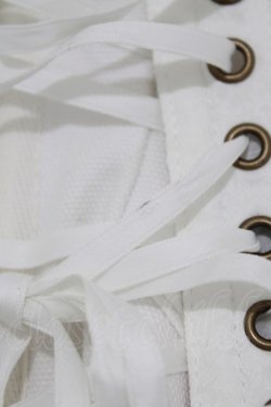 画像6: ATELIER PIERROT / フリルレースショートコルセット 1 ホワイト H-26-03-27-030-EL-ZA-KB-ZH