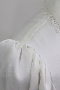 画像5: ATELIER PIERROT / Frilly Ribbon Belle Dress  ホワイト H-26-03-27-003-EL-OP-KB-ZH