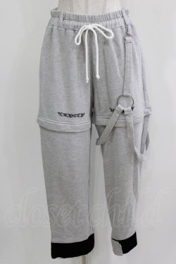 画像1: KRY CLOTHING / 2Wayスウェットパンツ  グレー H-26-03-27-035-EL-PA-KB-ZH
