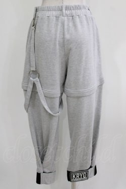 画像3: KRY CLOTHING / 2Wayスウェットパンツ  グレー H-26-03-27-035-EL-PA-KB-ZH