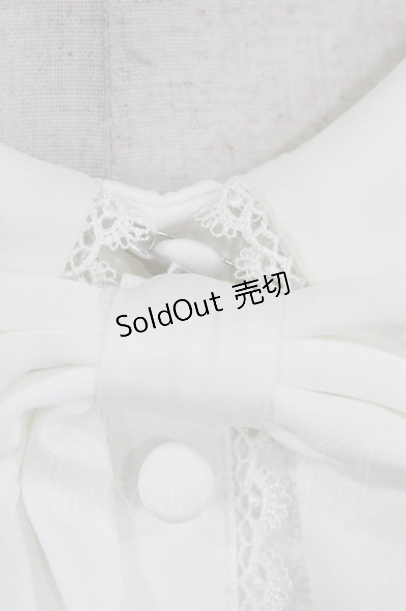 画像6: ATELIER PIERROT / Frilly Ribbon Belle Dress  ホワイト H-26-03-27-003-EL-OP-KB-ZH (6)