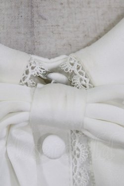 画像6: ATELIER PIERROT / Frilly Ribbon Belle Dress  ホワイト H-26-03-27-003-EL-OP-KB-ZH