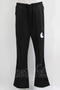 画像1: GALFY / 少林寺犬法フレアトラックパンツ 大型犬(XL) ブラック H-26-03-27-040-0-PA-KB-ZH