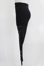 画像2: Restyle / PENTAGRAM HARNESS LEGGINGS M ブラック H-26-03-27-046-GO-PA-KB-ZH (2)