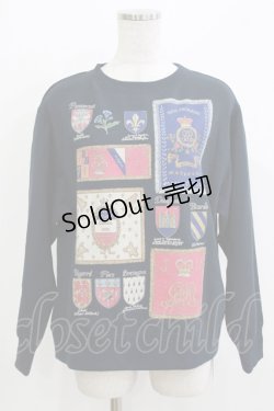 画像1: Jane Marple / Our courageスウェット  ネイビー H-26-03-27-1001-JM-TO-KB-ZH