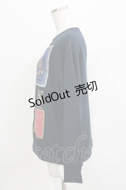 画像2: Jane Marple / Our courageスウェット  ネイビー H-26-03-27-1001-JM-TO-KB-ZH