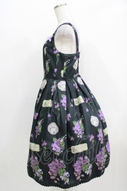 画像2: Melody BasKet / 菫の花束ジャンパースカート M ブラック H-26-03-27-001-LO-OP-KB-ZH