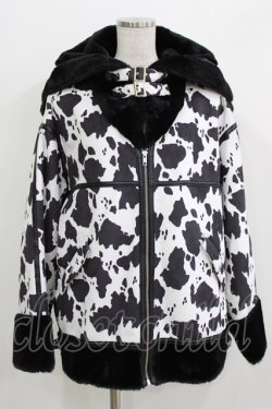 画像1: Candy Stripper / ECO MOUTON SAILORジャケット 2 白×黒 H-26-03-27-049-PU-JA-KB-ZH