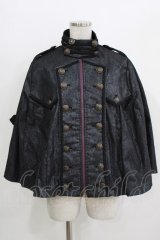 Ozz oneste / ナポレオンケープマント  黒 H-26-03-27-050-OO-CO-KB-ZH