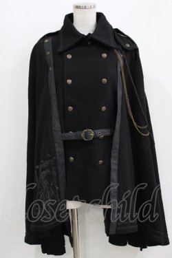 画像1: Desoro Works / ばんからマント  黒 H-26-03-27-051-GO-JA-KB-ZH