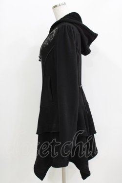 画像2: Rozen Kavalier / プリントフラッフィーパーカー  ブラック H-26-03-27-055-OO-TO-KB-ZH