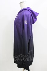 画像2: NieR Clothing / ロゴ刺繍プルパーカー  パープル H-26-03-27-057-PU-TO-KB-ZH (2)
