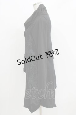 画像2: Ozz Croce / イレギュラーチュニック  ブラック H-26-03-27-059-OO-TO-KB-ZH