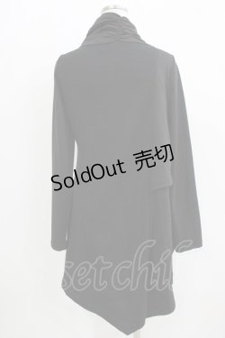 画像3: Ozz Croce / イレギュラーチュニック  ブラック H-26-03-27-059-OO-TO-KB-ZH