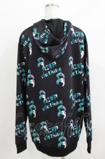 画像3: NieR Clothing / 総柄プルパーカー  黒×ONEくん H-26-03-27-060-PU-TO-KB-ZH (3)