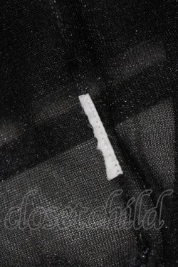 画像6: Candy Stripper / SEETHROUGH SAILOR KNIT  ブラック H-26-03-27-066-PU-TO-KB-ZH