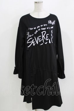 画像1: WORLD WIDE LOVE！(Rydia) / ギャザー切替ワンピース  ブラック H-26-03-27-069-PU-OP-KB-ZH