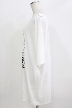 画像2: LISTEN FLAVOR / プリントカットワンピース  白 H-26-03-27-070-PU-OP-KB-ZH