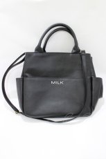 画像3: MILK / MILK ribbonバッグ  ブラック H-26-03-27-072-ML-BG-KB-ZH (3)