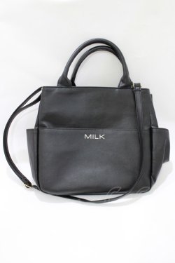 画像3: MILK / MILK ribbonバッグ  ブラック H-26-03-27-072-ML-BG-KB-ZH