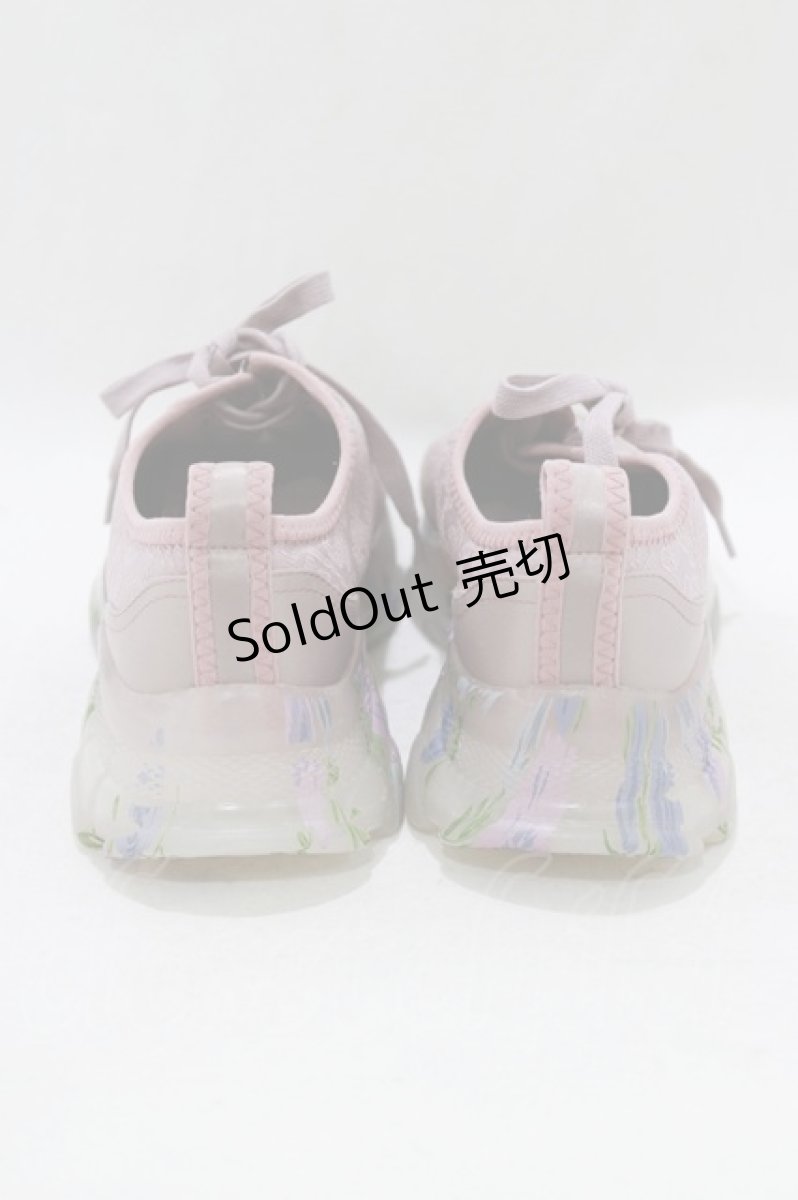 画像3: merry jenny / jacquard floral sneaker M ピンク H-26-03-27-079-LO-SH-KB-ZH (3)