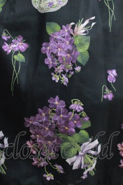 画像4: Melody BasKet / 菫の花束ジャンパースカート M ブラック H-26-03-27-001-LO-OP-KB-ZH