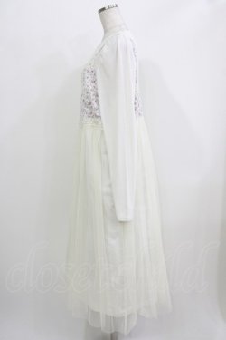 画像2: Candy Stripper / LINGERIE LAYERED DRESS 2 オフ H-26-03-27-012-PU-OP-KB-ZH