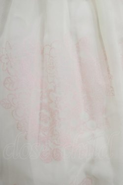 画像4: Emily Temple cute / ラメプリントジョーゼットワンピース  オフ×ピンク H-26-03-27-014-ET-OP-KB-ZH