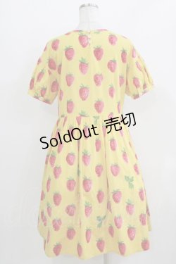 画像3: Jane Marple / Strawberry field sheer dress  マスタード H-26-03-27-015-JM-OP-KB-ZH