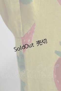 画像5: Jane Marple / Strawberry field sheer dress  マスタード H-26-03-27-015-JM-OP-KB-ZH