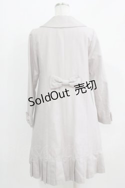 画像3: Leur Getter / パイピングリボンコート  パープルグレー H-26-03-27-020-LU-CO-KB-ZH