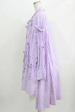 画像2: Candy Stripper / WITH RIBBON SHIRTワンピース 2 ラベンダー H-26-03-27-021-PU-OP-KB-ZH