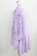 画像2: Candy Stripper / WITH RIBBON SHIRTワンピース 2 ラベンダー H-26-03-27-021-PU-OP-KB-ZH (2)