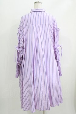 画像3: Candy Stripper / WITH RIBBON SHIRTワンピース 2 ラベンダー H-26-03-27-021-PU-OP-KB-ZH