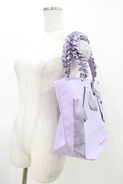 画像2: Maison de FLEUR / Maison de FLEUR×Misako Aoki/Mリボンキャンバストートバッグ  ラベンダー H-26-03-28-038-LO-BG-NS-ZH