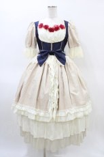 画像1: ALICE and the PIRATES / Wicked Princessのロングドレス Free ネイビー H-26-03-28-040-PA-OP-NS-ZH (1)