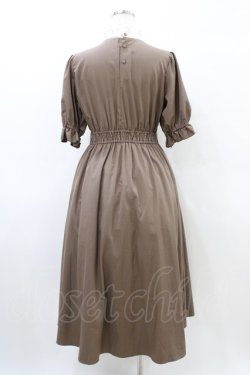 画像2: m petit by misako / ナシジムジキリカエワンピース M ブラウン H-26-03-28-044-LO-OP-NS-ZH