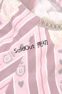 画像4: BABY,THE STARS SHINE BRIGHT / くまくみゃのRoyal Kingdom柄ジャンパースカートI Free ピンク H-26-03-28-045-BA-OP-NS-ZH