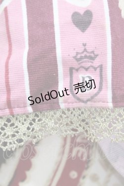 画像5: BABY,THE STARS SHINE BRIGHT / くまくみゃのRoyal Kingdom柄ジャンパースカートI Free ピンク H-26-03-28-045-BA-OP-NS-ZH